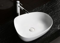 Накладная раковина Ceruttispa CR0044C 55 глянцевая белая