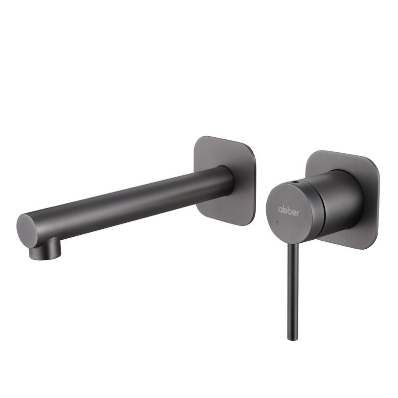 Смеситель для раковины Abber Emotion AF8812NG С ВНУТРЕННЕЙ ЧАСТЬЮ, никель