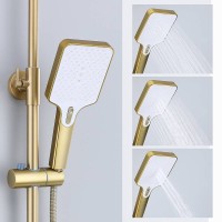 Душевая стойка Splenka S30 S30.24.03 сатин золотой