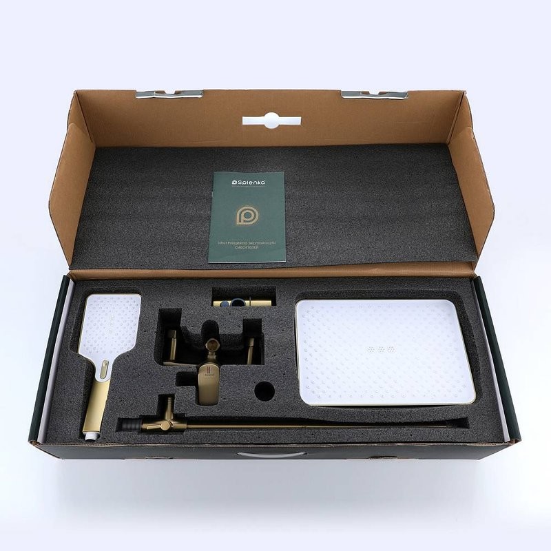 Душевая стойка Splenka S30 S30.24.03 сатин золотой