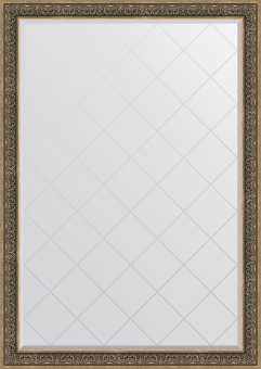 Зеркало Evoform Exclusive-G BY 4508 134x189 см вензель серебряный