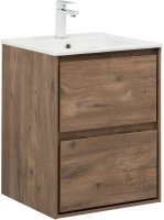 Мебель для ванной комнаты Aquanet Милан 50 подвесная, дуб рустикальный