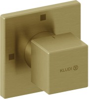 Переключатель потоков Kludi Decus 54846N075 брашированное золото, на три потребителя