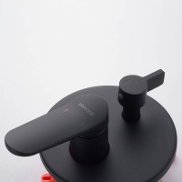 Душевая система встраиваемая Shevanik S4335H, черный