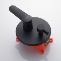 Душевая система встраиваемая Shevanik S4335H, черный