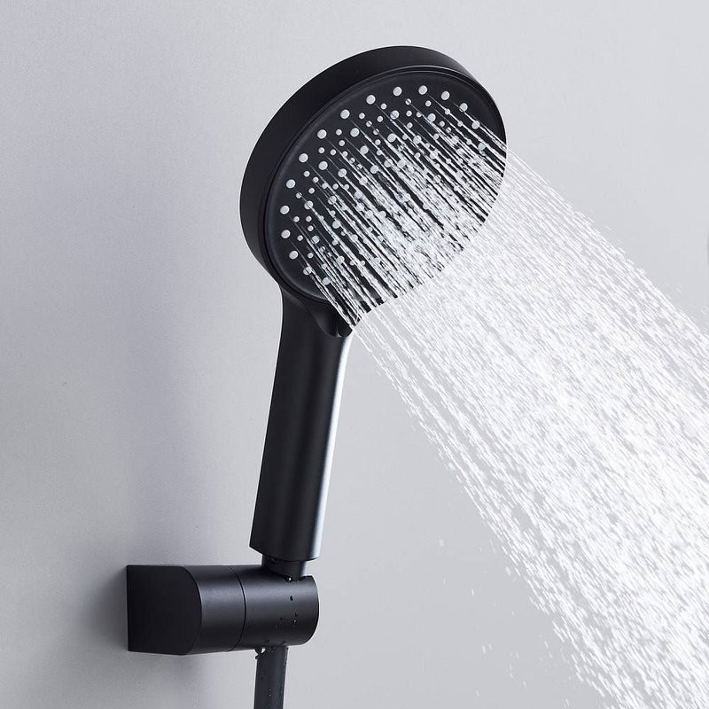 Душевая система встраиваемая Shevanik S4335H, черный