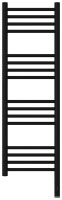 Полотенцесушитель электрический Сунержа Богема 3.1 31-6005-1030 110x35 см, подключение справа, матовый черный, лесенка
