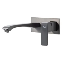 Смеситель для раковины Frap H76 F1276-9 С ВНУТРЕННЕЙ ЧАСТЬЮ, оружейная сталь