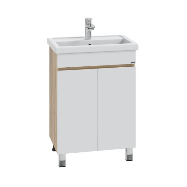 Тумба под раковину СаНта Марс 60 напольная, янтарная