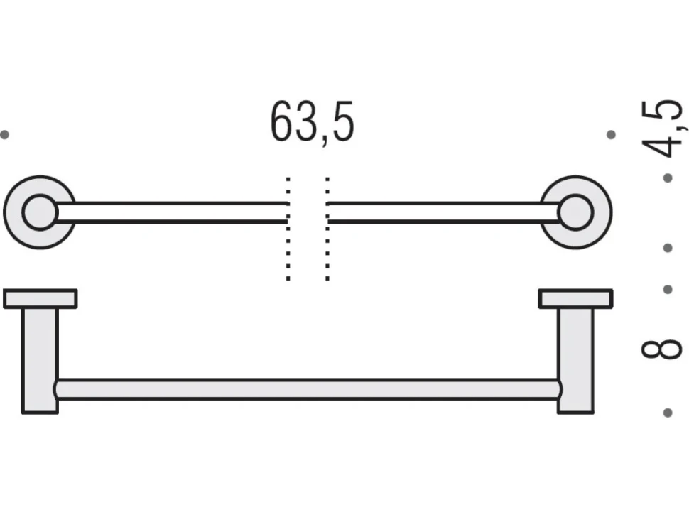 Полотенцедержатель Colombo Design Plus W4911