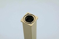 Смеситель для раковины Gappo G17-3 G1017-32 золотой сатин