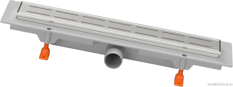 Душевой трап (лоток) MCH Chudej Line CH550LN 55 см, решетка хром, с сифоном