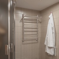 Полотенцесушитель водяной Маргроид Вид 9 09-8050-002 80x50 с полкой