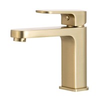 Смеситель для раковины Frap H89 F1089-3 золотой сатин