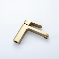 Смеситель для раковины Frap H89 F1089-3 золотой сатин