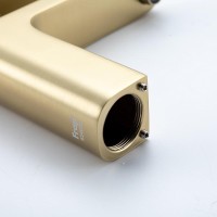 Смеситель для раковины Frap H89 F1089-3 золотой сатин