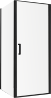 Душевой уголок Abber Sonnenstrand AG04080B-S75B 75x80, профиль черный, стекло прозрачное