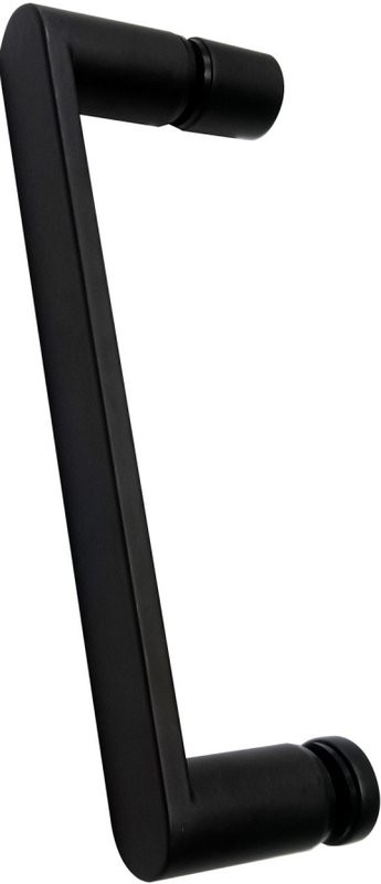 Душевой уголок Abber Sonnenstrand AG04080B-S75B 75x80, профиль черный, стекло прозрачное