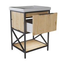 Тумба с раковиной Mixline Бруклин 60 дуб бунратти Тумба с раковиной Mixline Бруклин 60 дуб бунратти