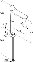 Смеситель для раковины Kludi Ambienta 532980575