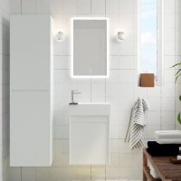 Мебель для ванной комнаты Art&Max Family R, 40, подвесная, Bianco Lucido