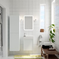 Мебель для ванной комнаты Art&Max Family R, 40, подвесная, Bianco Lucido