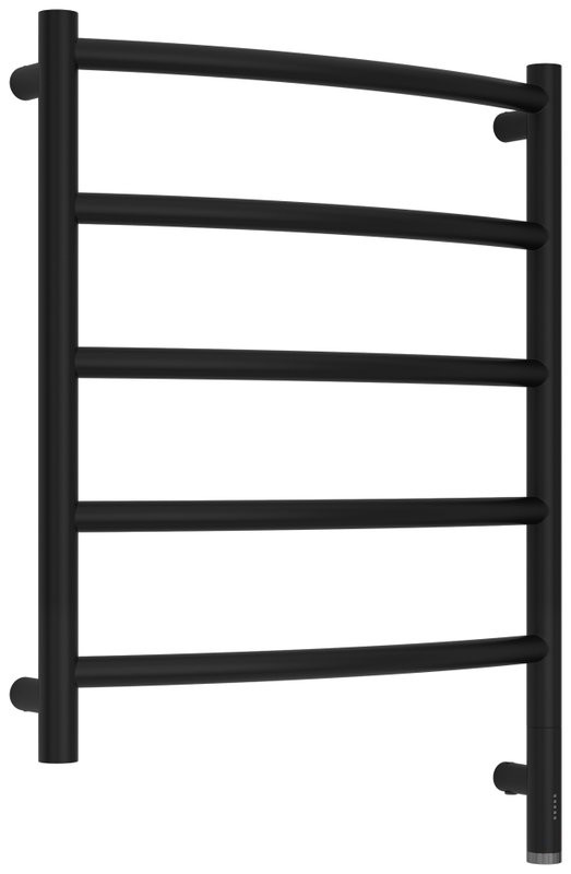 Полотенцесушитель электрический Сунержа Галант 3.1 31-6001-6050 70x55 см, подключение справа, матовый черный, лесенка