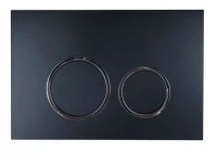 Кнопка смыва для унитаза Esbano ESINKRG11MB АБС-пластик, цвет матовый черный