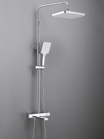 Душевая стойка Haiba HB24537 с термостатом, хром