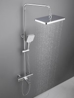 Душевая стойка Haiba HB24537 с термостатом, хром