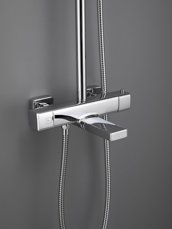 Душевая стойка Haiba HB24537 с термостатом, хром