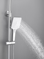 Душевая стойка Haiba HB24537 с термостатом, хром