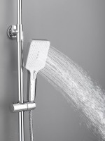 Душевая стойка Haiba HB24537 с термостатом, хром