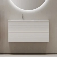 Тумба с раковиной Sancos Folk 100 L bianco