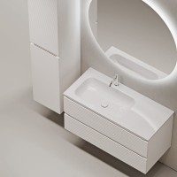 Тумба с раковиной Sancos Folk 100 L bianco