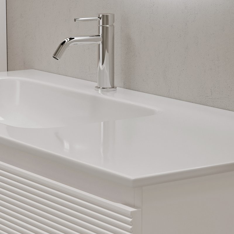 Тумба с раковиной Sancos Folk 100 L bianco