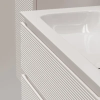 Тумба с раковиной Sancos Folk 100 L bianco