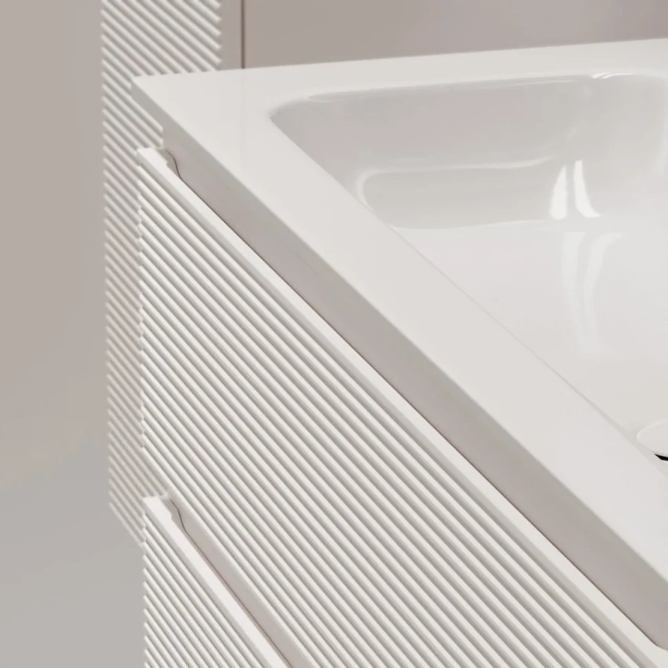 Тумба с раковиной Sancos Folk 100 L bianco
