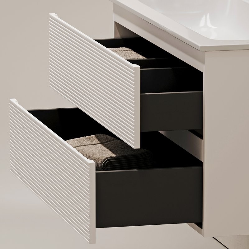 Тумба с раковиной Sancos Folk 100 L bianco