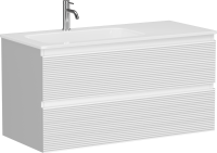 Тумба с раковиной Sancos Folk 100 L bianco