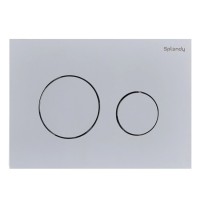 Кнопка смыва для унитаза Splendy Stable Rest SR302TMCR пластик, цвет хром