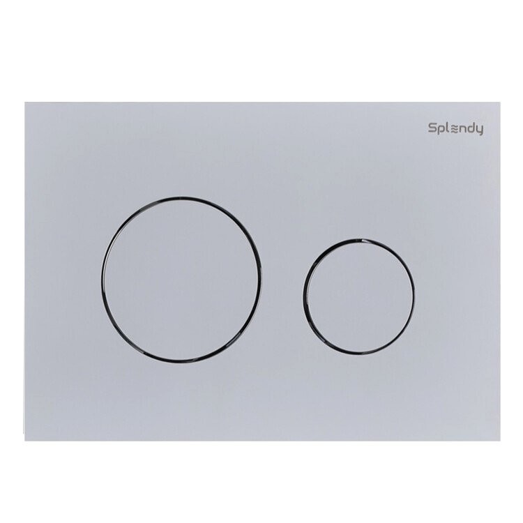 Кнопка смыва для унитаза Splendy Stable Rest SR302TMCR пластик, цвет хром