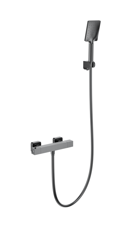 Термостатический смеситель Wonzon & Woghand Stay WW-B2062-A-BGG темный графит