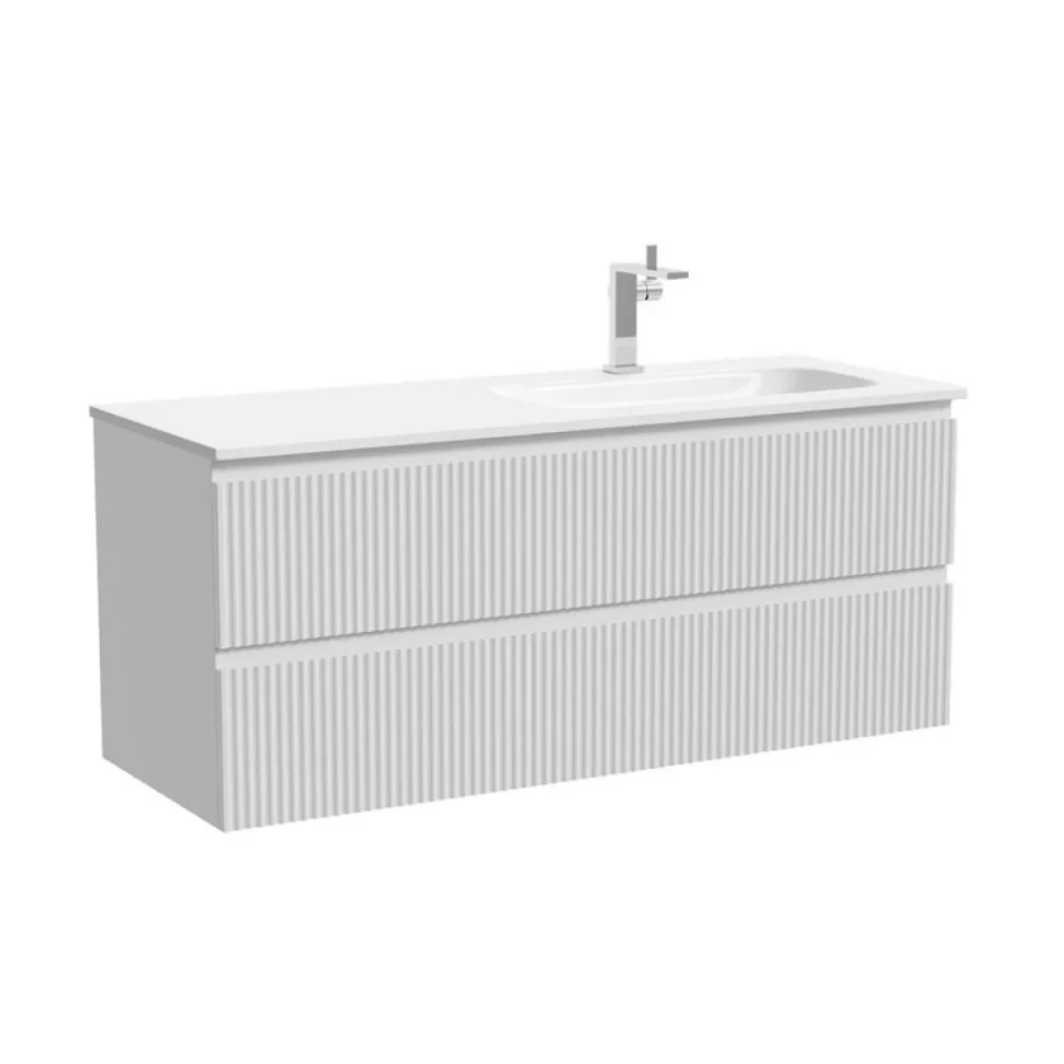 Тумба для ванной подвесная Sancos Snob R правая 1195х445х500, SNR120RW