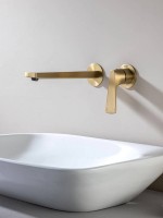 Смеситель для раковины Raglo R07.11.03 С ВНУТРЕННЕЙ ЧАСТЬЮ, золотой сатин Смеситель для раковины Raglo R07.11.03 С ВНУТРЕННЕЙ ЧАСТЬЮ, золотой сатин