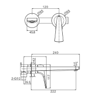 Смеситель для раковины Raglo R07.11.03 С ВНУТРЕННЕЙ ЧАСТЬЮ, золотой сатин Смеситель для раковины Raglo R07.11.03 С ВНУТРЕННЕЙ ЧАСТЬЮ, золотой сатин