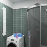 Полотенцесушитель электрический Маргроид Inaro 120х12 R, с крючками, белый матовый