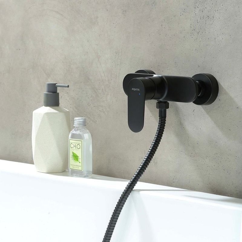 Смеситель для душа AQUATEK Ника AQ1834MB матовый черный