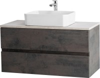 Мебель для ванной комнаты Cezares Molveno 46 100 ossido, со столешницей marmo crema opaco