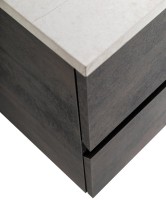Мебель для ванной комнаты Cezares Molveno 46 100 ossido, со столешницей marmo crema opaco